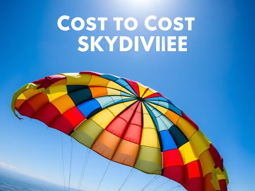 Ile kosztuje skok ze spadochronem?